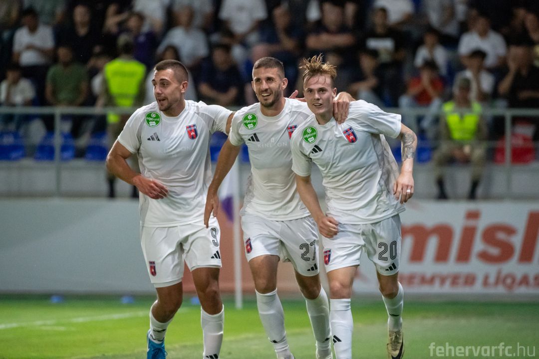 Szerdán itthon lép pályára a Fehérvár FC az azeri Sumqayit FK ellen